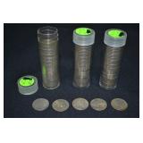 3 Rolls 1936-D US Bufflalo / Indian Head Nickels