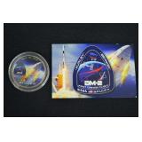 Merrick Mint Space X Enameld Kennedy Half Dollar