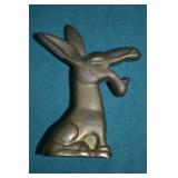 Vintage Penco Brass Laughing Donkey Bottle Opener
