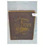 1883 Grahm's Unrivaled World Family Atlas Indexed