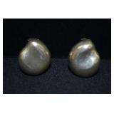 Tiffany & Co. Peretti Sterling Clip On Earrings