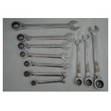 Craftsman 10pc Ratcheting Wrenches SAE & Metric