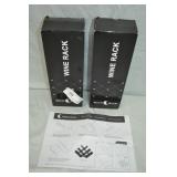 2 New Moon Moon Bamboo Wine Racks