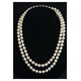14k Gold Clasp 36' Pearl Necklace