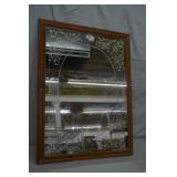 34' x 44' Pearl Heirloom Wood Framed Wall Mirror