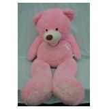 Ikasa 4-1/2 Foot Pink Plush Bear