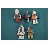 5pcs Various Star Wars Lego Mini Figures