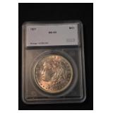 1921 Morgan US Silver Dollar SEGS MS-63