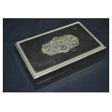 Bombay Company Heavy Silver Plate Jewelry Box