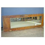 Solid Oak Mirrored Antique 28' x 80' Door