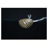 Sterling Silver Textured Dome Size 9 Ring