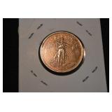 1/4 Ounce .999 Fine Silver Liberty Round