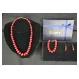 Stauer 4pc Faceted Agate & Sterling Jewelry Set