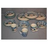 16pcs Folk Craft Cabin In The Snow China