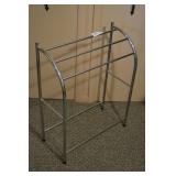 24" Chromed Metal Quilt / Blanket Rack