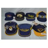 7pcs Unused University of Michigan Ball Caps