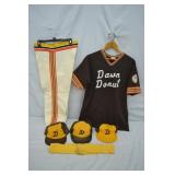 1970s Dawn Donut Port Huron MI Softball Uniform