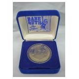 1995 Rep Liberia $1 Babe Ruth Commemorative Coin