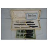 1950s Crown Crest England 9pc Cutlery Set