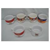 6pcs Various Westwood Campbell Soup Co. Mugs