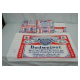 Vintage Budweiser Twin Size Sheet Set