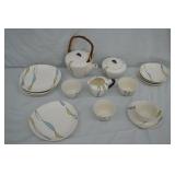 Service for 4 Mid Century Patio 15pc Tea Set