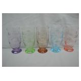 5pc K Onishi Disney 3D Embossed Character Glasses