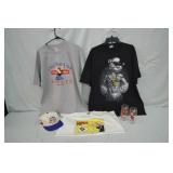 Lot Popeye The Sailor Man Hat, T-Shirts & Glasses