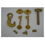 Lot Various Misc Brass Pcs Made by Mueller Brass