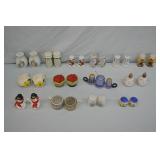 14 Vintage Fine Porcelain Salt & Pepper Sets