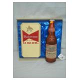 1970s Budweiser 3D Plastic Mold Beer Sign