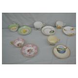 5 Sets English Fine Porcelain China Cup & Saucers