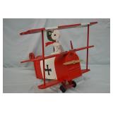Snoopy Red Barron Tri-Wing 28" Mailbox