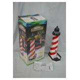 Malibu LED Solar Outdoor Lighthouse 18" Tall In Bx