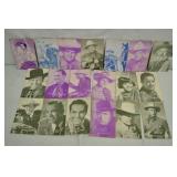 15+pc 1940s Western Actor 3.5"x5.5" Exhibit Cards