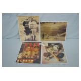 (4) 1993 Prints Vintage Baseball Photos