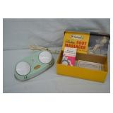 Mid Century Dr. Scholls Foot Massager In Box