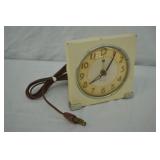 1940s Westclox Art Deco Electric Alarm Clock