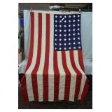 1950s Phila QM Deport US Military 48 Star US Flag