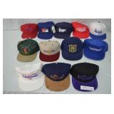 12pcs Various Vintage Business & Ad Ball Caps