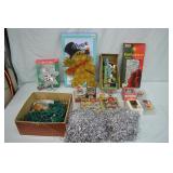 Lot Christmas Decos, Ornaments, Lights & More