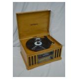 Detrola AM/FM Radio, CD, Cassette, & Record Player