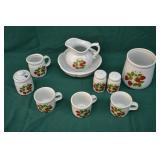 10pcs McCoy Pottery USA Strawberry Stoneware