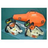 2 Stihl 009 Electronic Quickstop Chainsaws