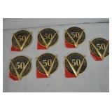 7pcs 1999 Cadillac DeVille 50th Anv. Emblems