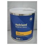 Nutrient Survival 10 Servings Tripple Cheese Mac