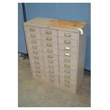 SteelMaster 30 Drawer Metal Cabinet Organizer