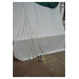 6pcs Various vintage fishing Rods