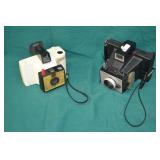 2 Vintage Polaroid Instant Land Cameras