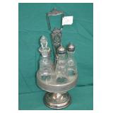 Rogers Bros Silver Plate Victorian Cruet Set